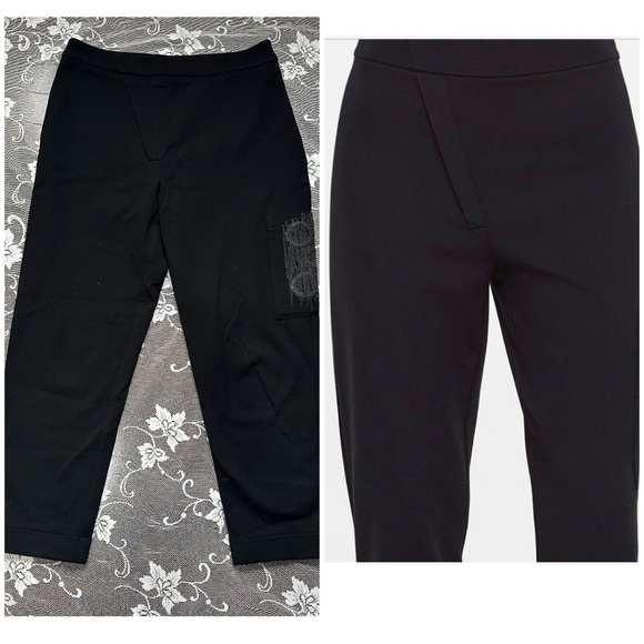 Sarah Pacini Jogger Style Cropped Pant Sz 2 - Picture 1 of 15